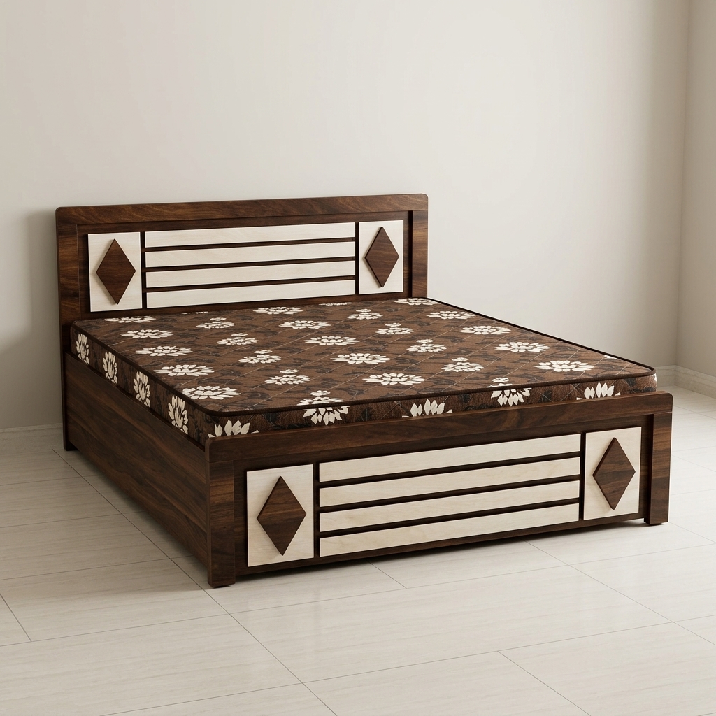 Diamond Tufted Bed