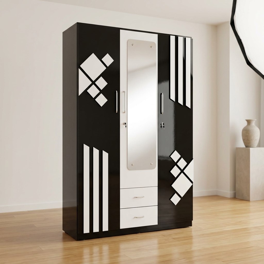 Sliding Door Wardrobe - Shree Madhav Furniture