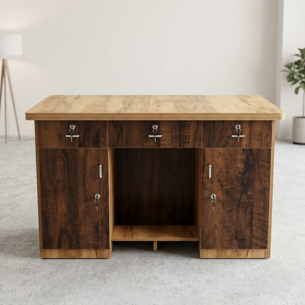 Dark Finish Table - Shree Madhav Furniture