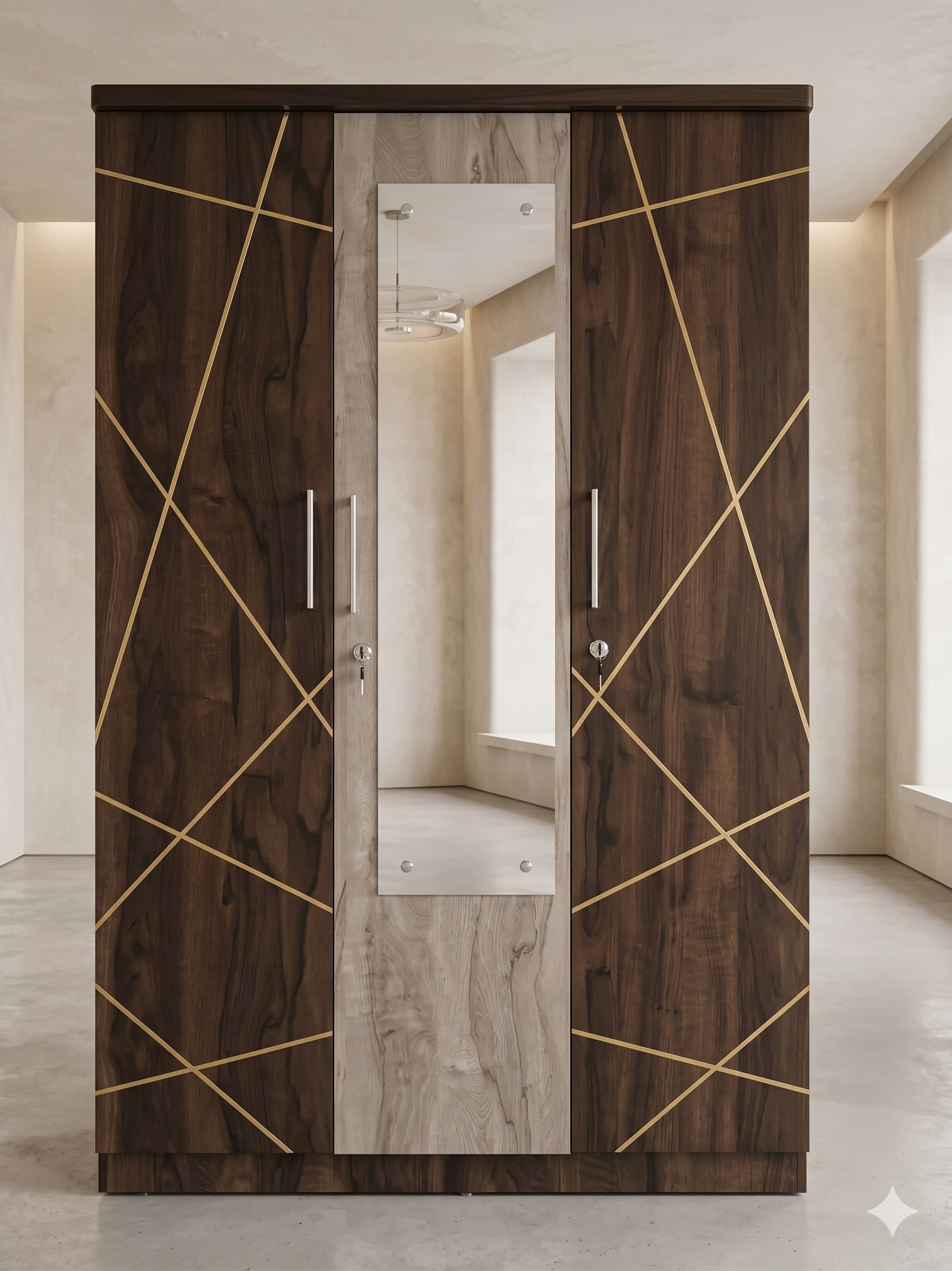 Prism Linear Cupboard - Shree Madhav Furniture